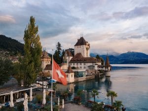 Schweiz Schloss am See