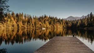 Herbst Schweiz Crestasee GR