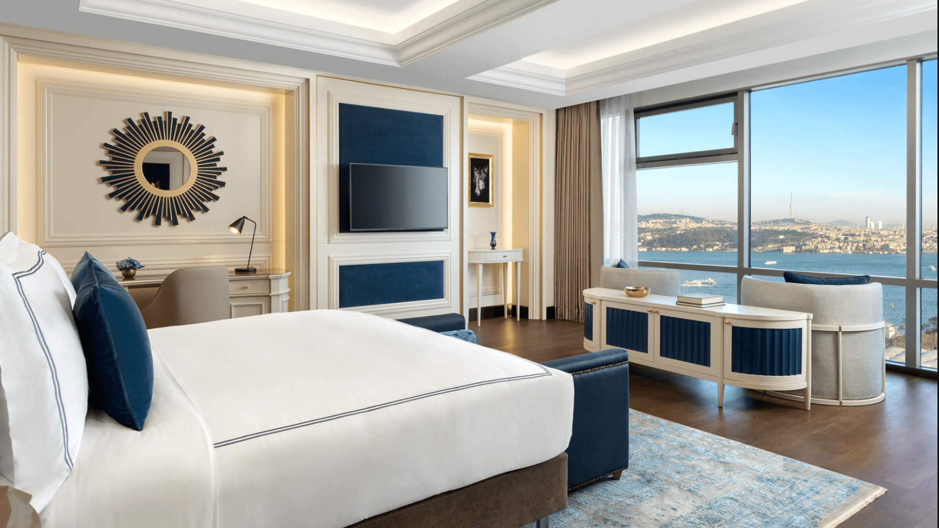 Ritz Carlton Istanbul, Marriott, Ritz Carlton Suite Schlafzimmer