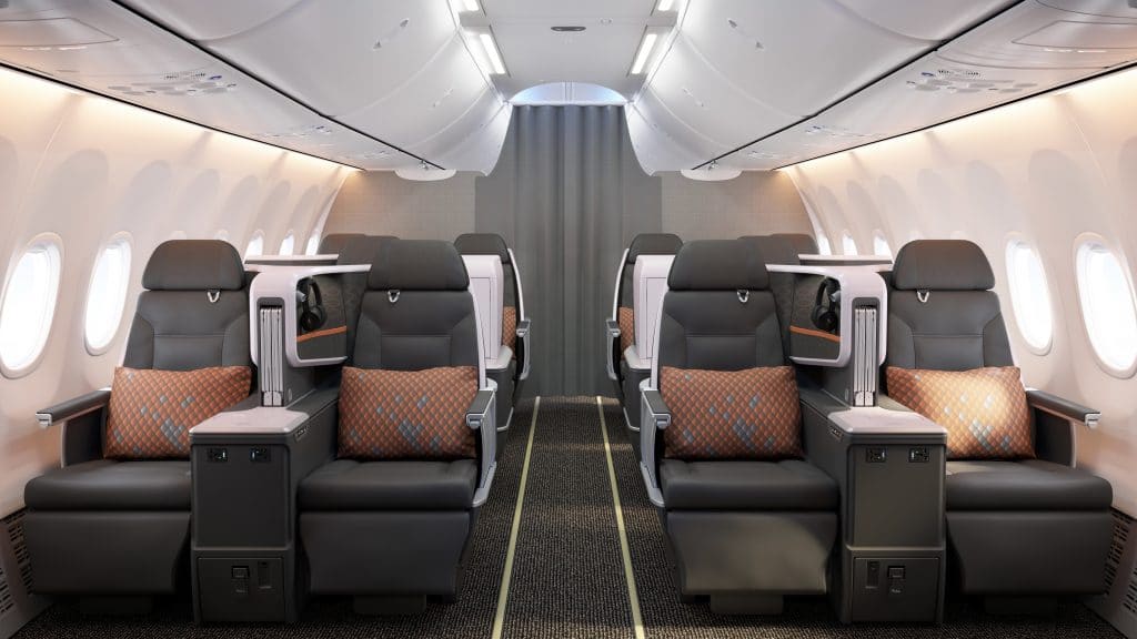 Singapore Airlines Boeing 737 MAX 8 Business Class 2