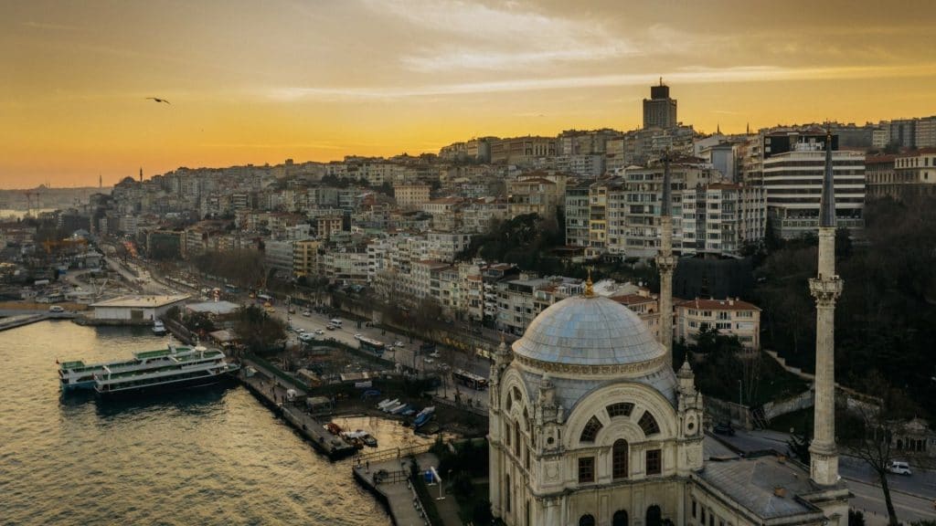 Istanbul Tuerkei Sonnenuntergang