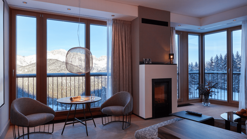 Kempinski Hotel Berchtesgaden Panorama Suite Ausblick