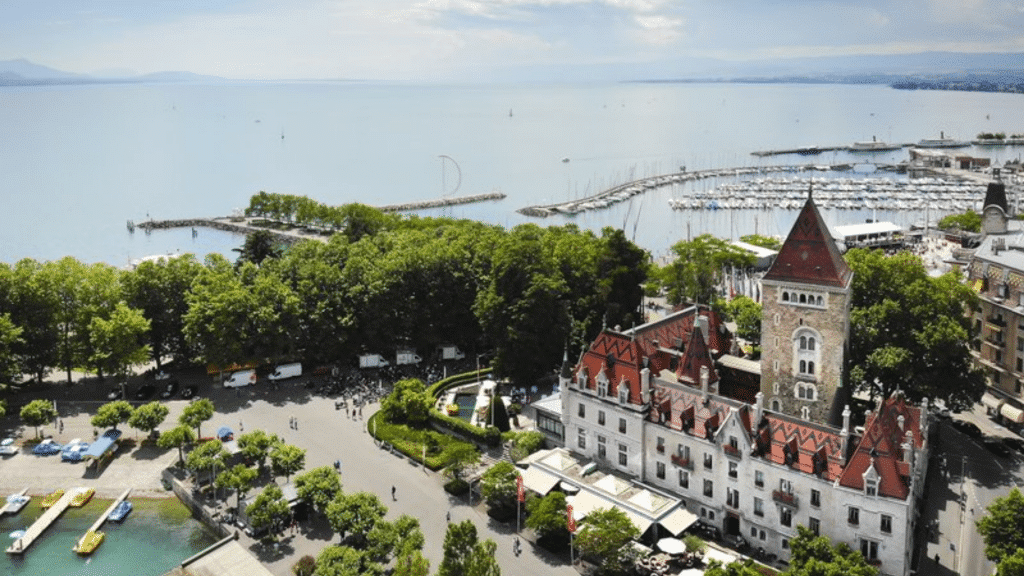 Chateau D Ouchy Lausanne Lage 1024x576