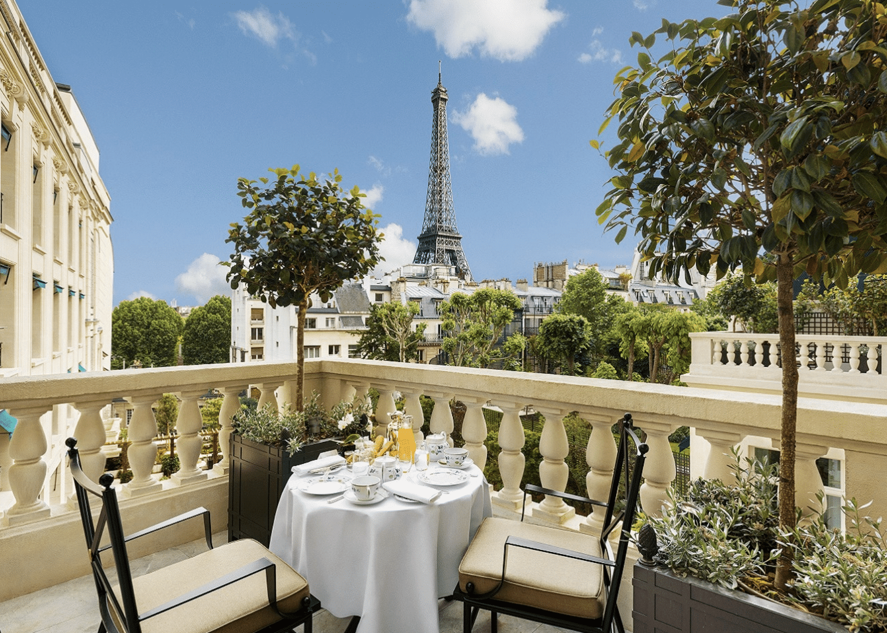 Shangri La Paris, Terrasse Suite