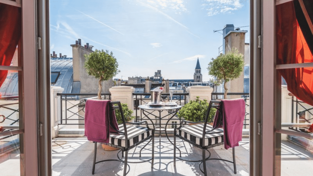 romantisches Hotel in Paris