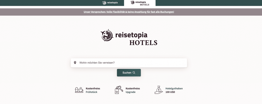 Reisetopia Hotel Suche 2