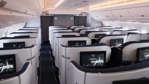 Finnair A350 Business Class Cabin Moodlights Cropped