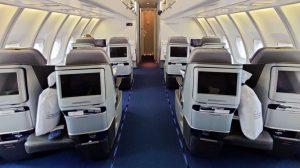 Lufthansa Business Class Boeing 747 400 Hauptdeck Oberdeck 2