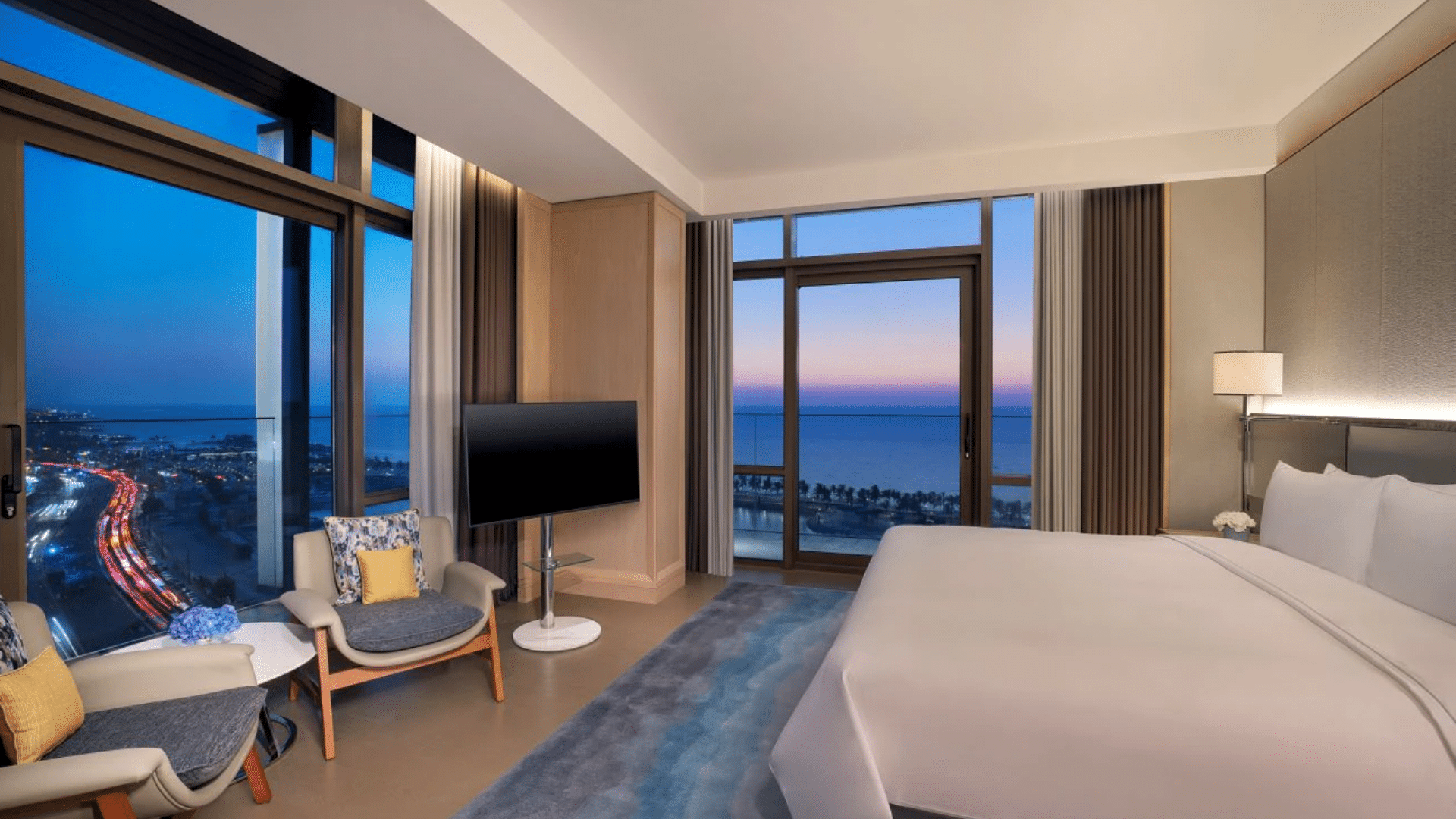 Shangri La Jeddah, Suite Schlafzimmer Mit Meerblick