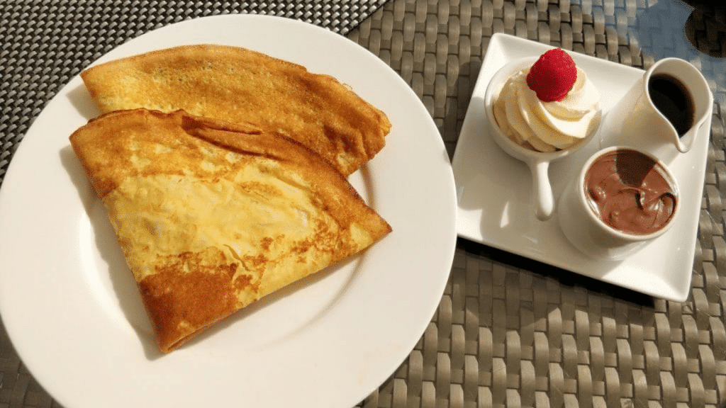 La Reserve Genf Fruehstueck Pancakes