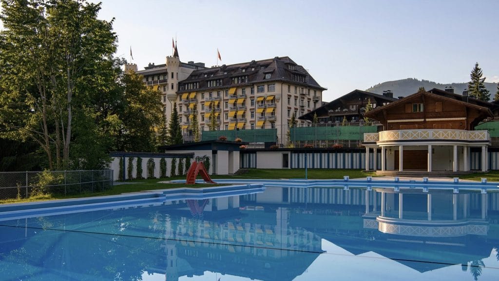 Gstaad Palace Pool
