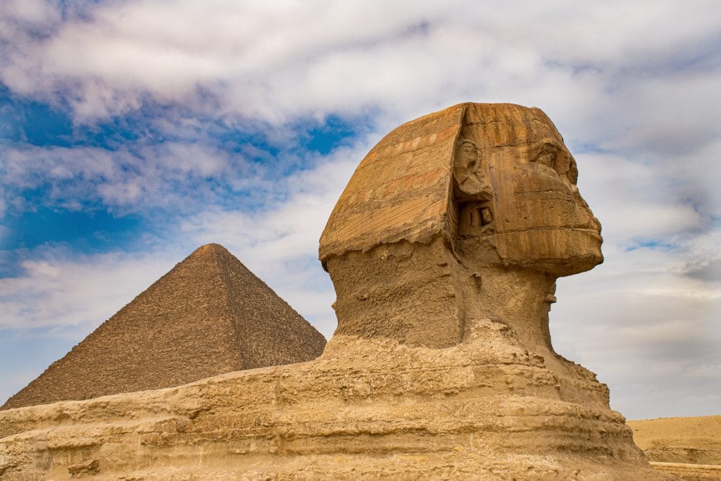 Die Sphinx in Ägypten