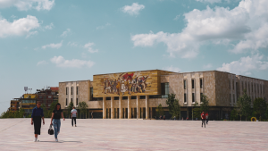 Historisches Nationalmuseum, Tirana, Albanien