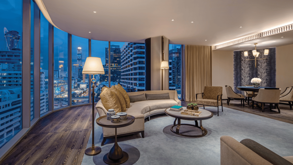 Waldorf Astoria Bangkok Suite Wohnbereich