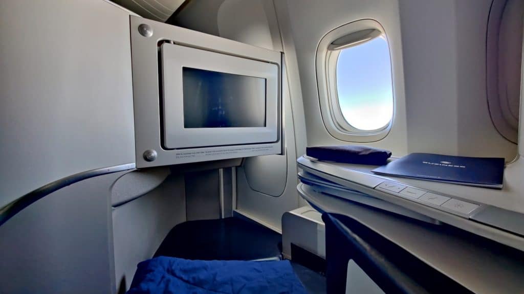 Ausblick Vom Bett Air France Business Class Boeing 777