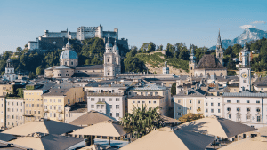 Hotel Stein Salzburg Aussicht