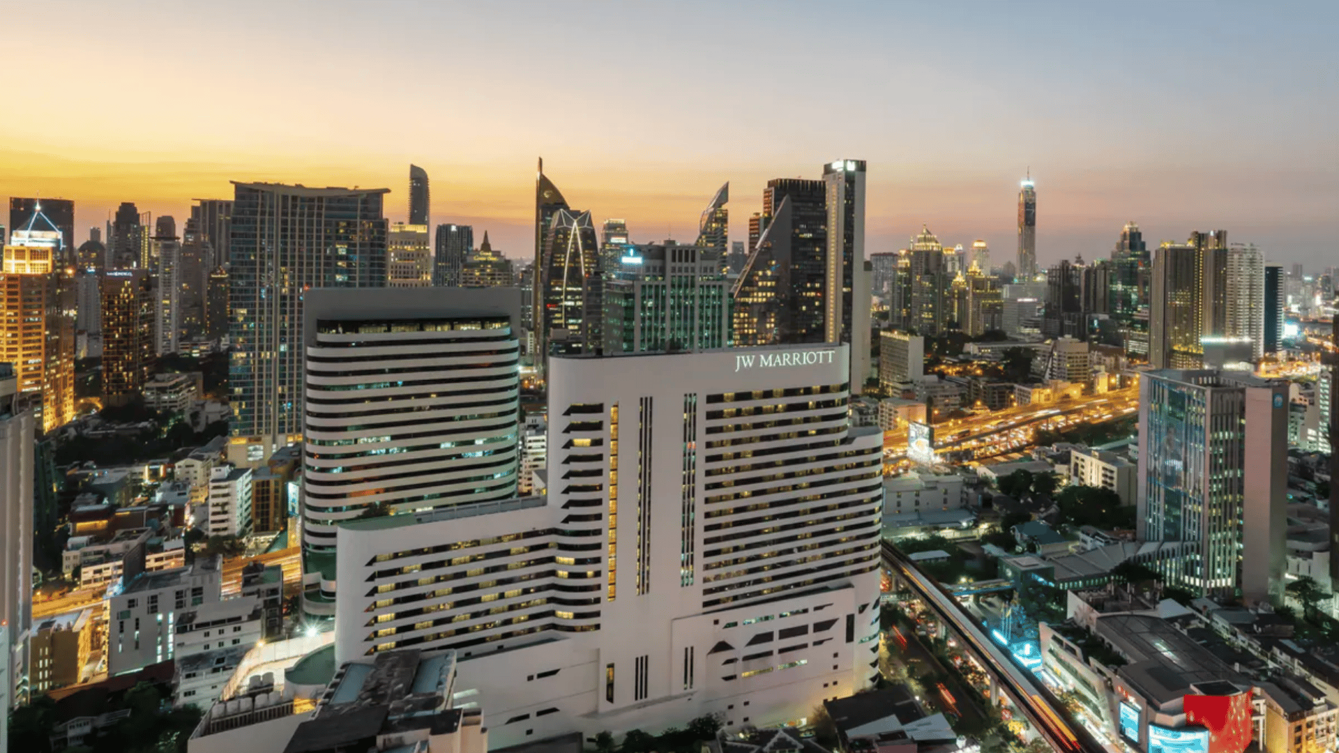 Jw Marriott Bangkok Hotel Ansicht
