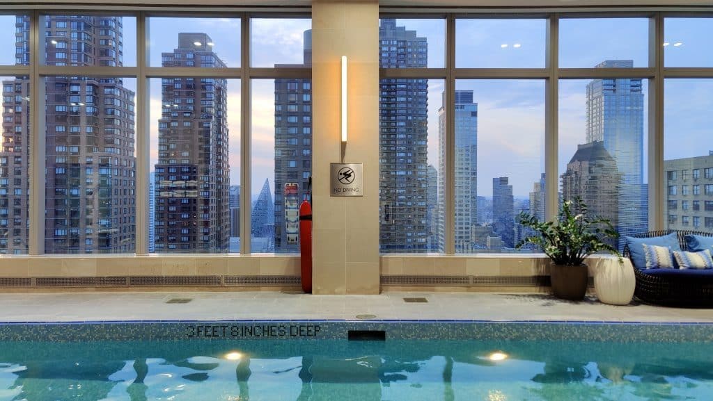 Ausblick Vom Pool Mandarin Oriental New York