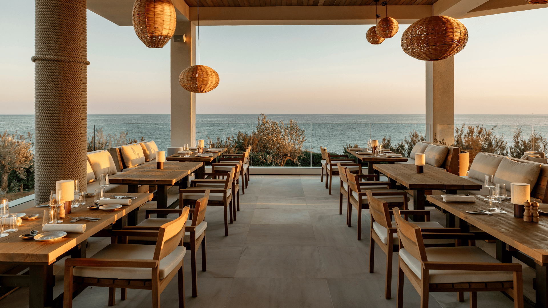 Gran Melia Villa Le Blanc Menorca Restaurant Samarador Aussenbereich