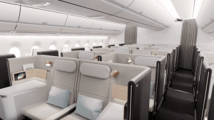 Airbus Stelia Aerospace Business Class Sitz RENDEZ VOUS Flugzeug