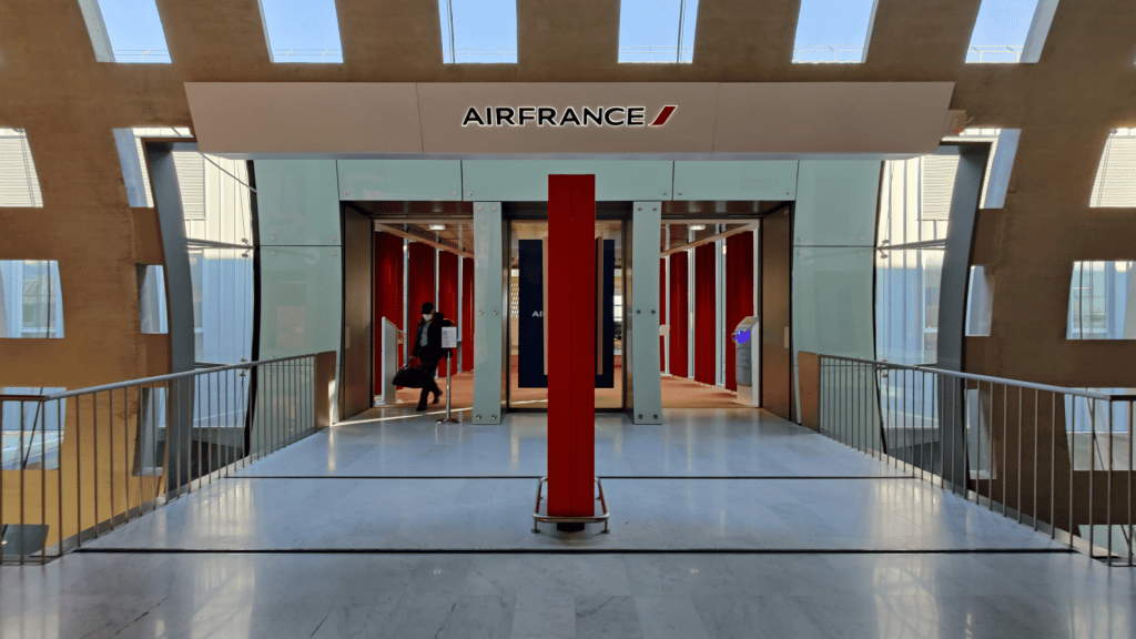 Eingang Der Air France Lounge Paris CDG 2F