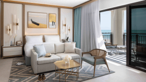 Jumeirah Gulf Of Bahrain Resort & Spa Summer House Schlafzimmer