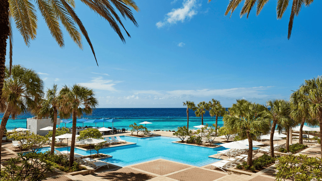 Curacao Marriott Beach Resort Great Room Balkon Ausblick
