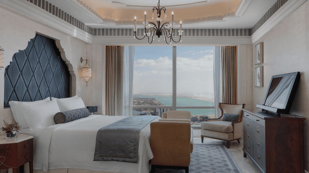 The St Regis Abu Dhabi Almushriffsuite Schlafzimmer
