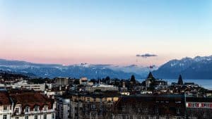 Lausanne Aussicht