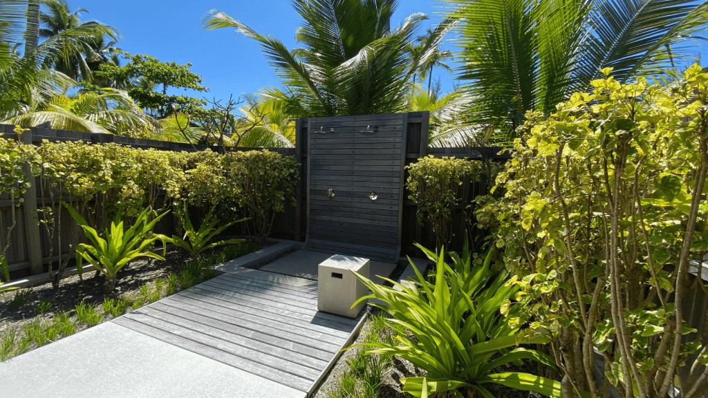 Four Seasons Resort Seychelles At Desroches Island Badezimmer Draußen