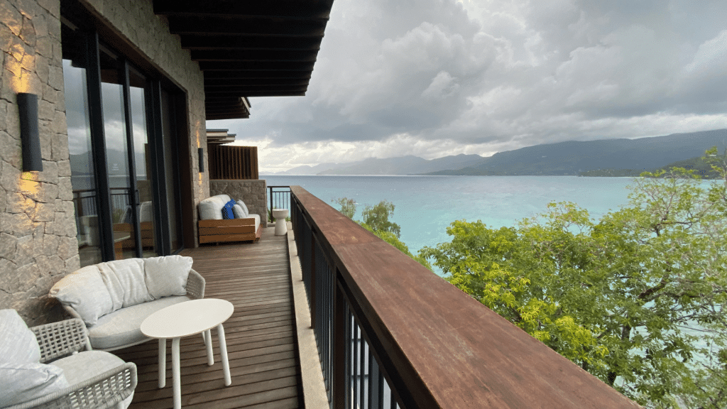 Mango House Seychelles Balkon