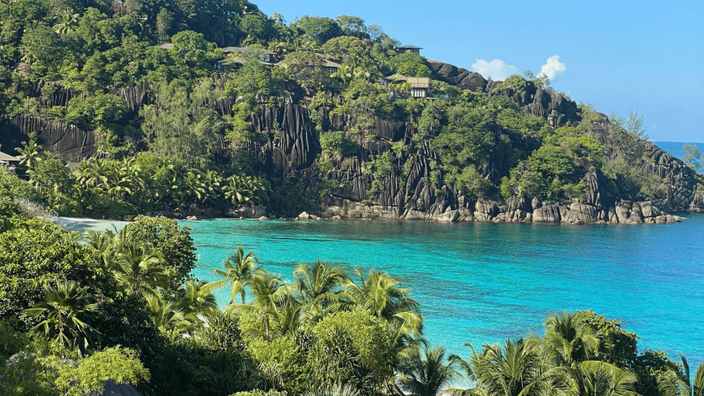 Four Seasons Seychelles Aussicht Meer