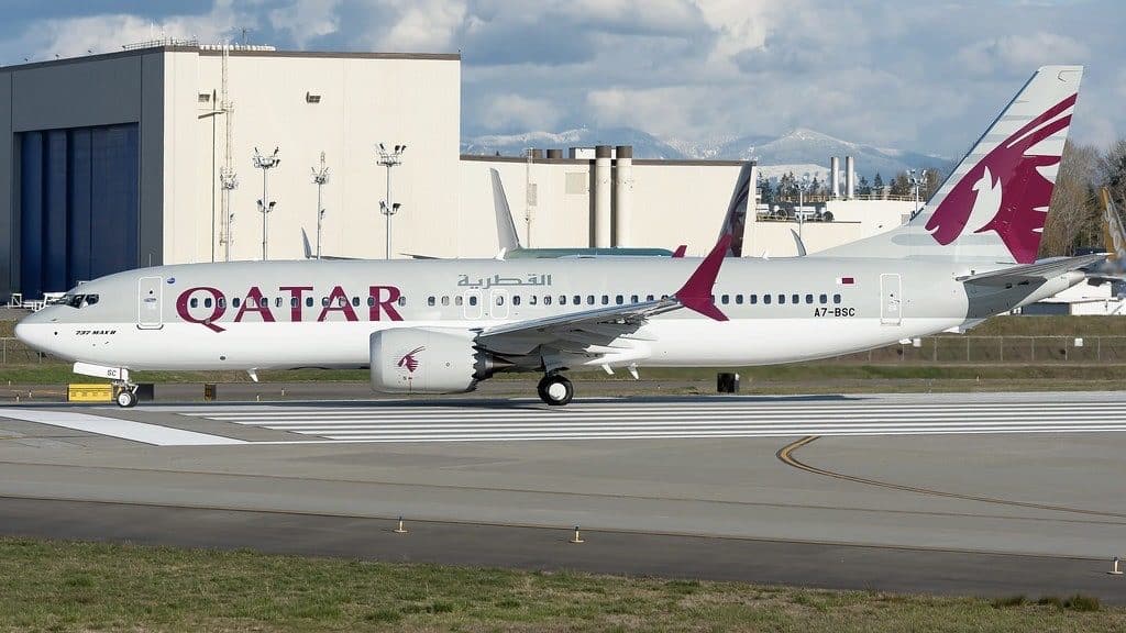 Qatar Airways 737 MAX