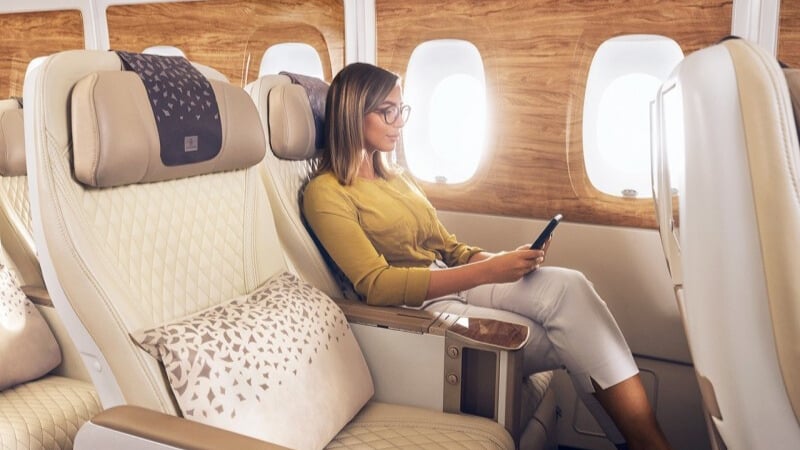Product - Inflight Wi-Fi for Emirates Skywards members in Premium Economy Class
