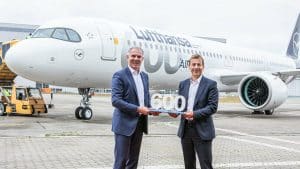 600. Auslieferung LH Airbus