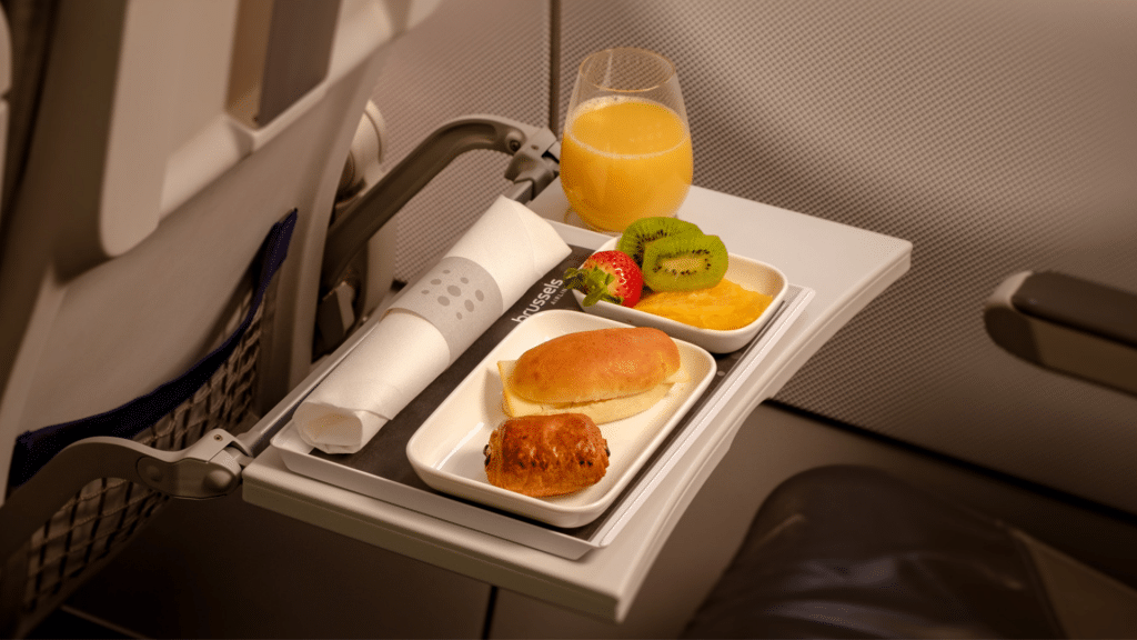 Brussels Airlines Business Class Catering