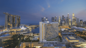 Mandarin Oriental Singapur Aussicht