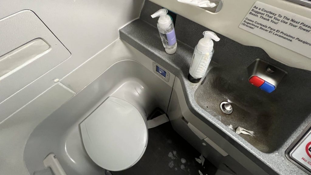 United First Class Boeing 737 800 Toilette