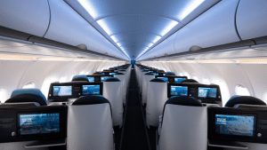 La Compagnie Business Class A321neo Kabine