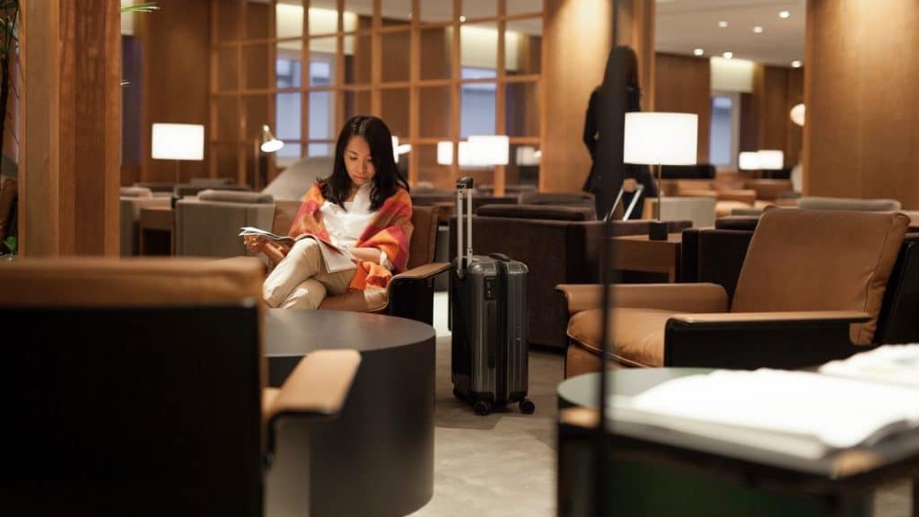 Cathay Pacific's Taipei Lounge
