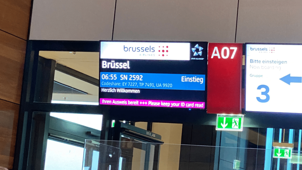 Abflug Antwerpen Nach Bruessel 1