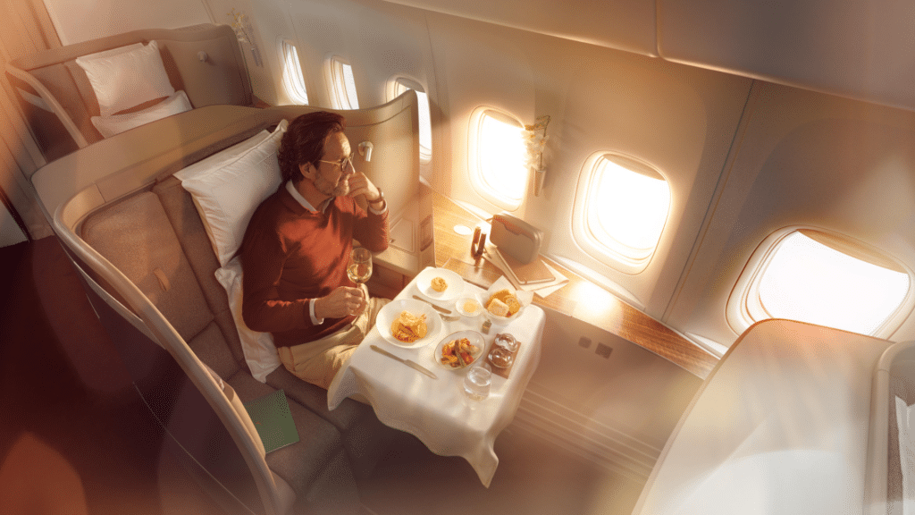 Cathay Pacific First Class Kabine
