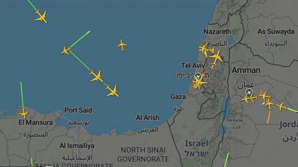 Tel Aviv Flight Radar24