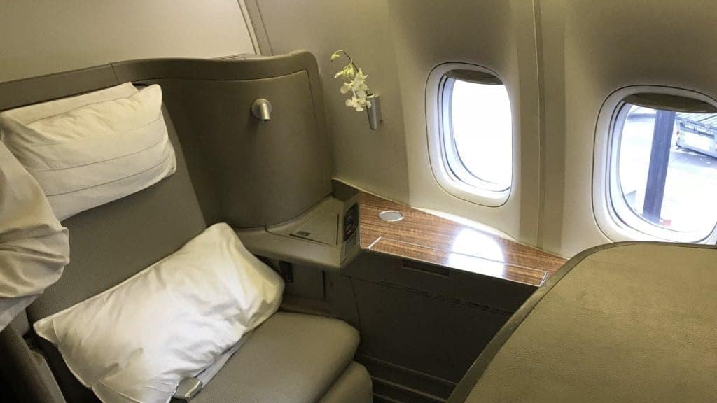 Cathay Pacific First Class Boeing 777