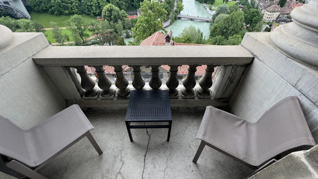 Bellevue Palace Bern Zimmer Balkon