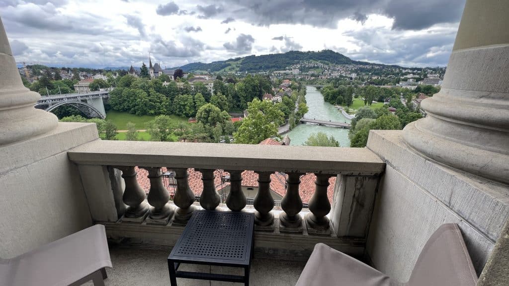 Bellevue Palace Bern Zimmer Balkon