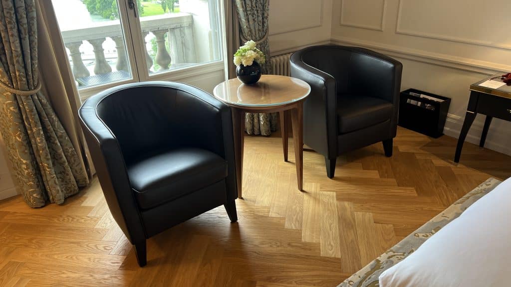 Bellevue Palace Bern Zimmer Sessel