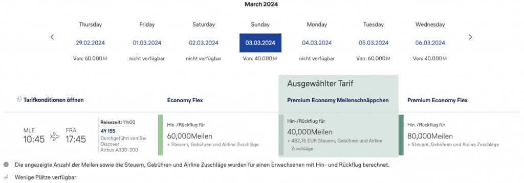 Discover Airlines Meilenschnaeppchen November 2023 