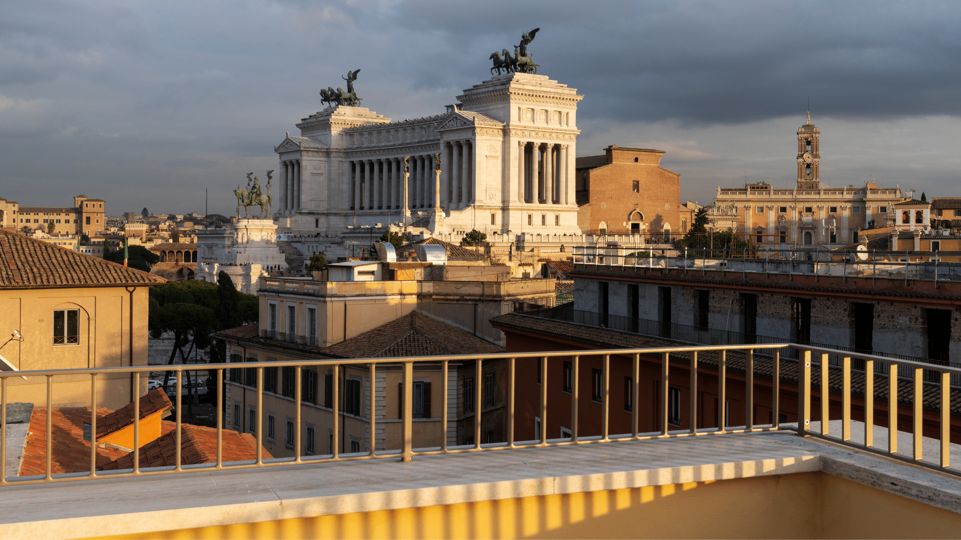 Radisson Collection Hotel Roma Antica Dachterrasse Ausblick