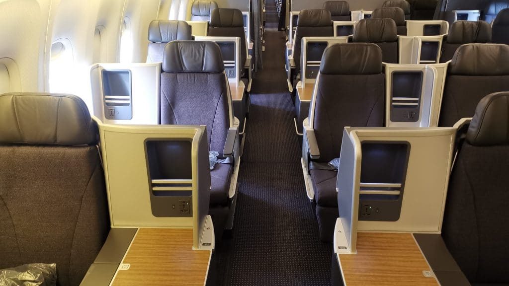 American Airlines Boeing 767 Business Class